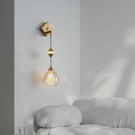 Luxury Wall Lamp W-10090-1-GDA