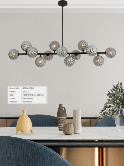Luxury Ceiling light 68164-13BK