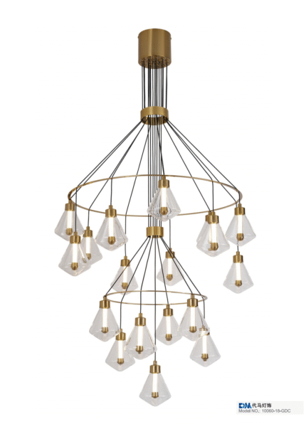Luxury Ceiling light 10060-18-GDC