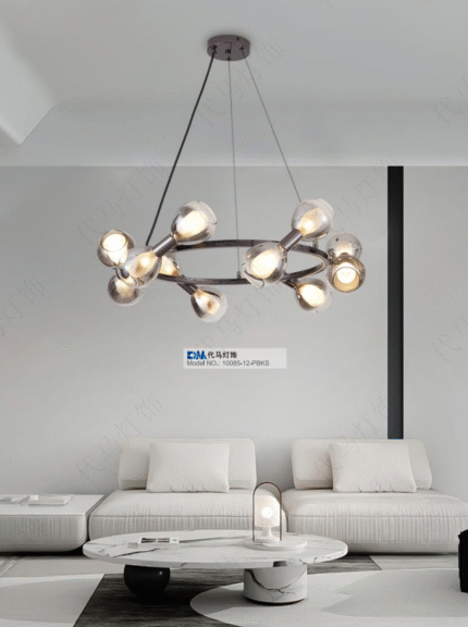 Luxury Ceiling light 10085-12-PBKS