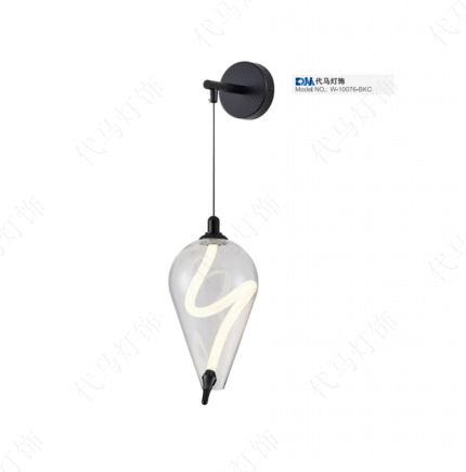 Luxury Wall light W-10076-BKC