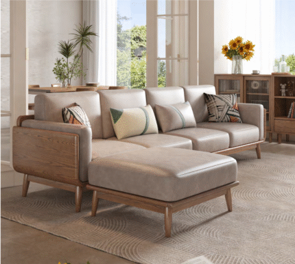 Wooden Sofa set S09 -Ash wood Series